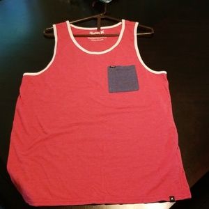 Hurley red tank top